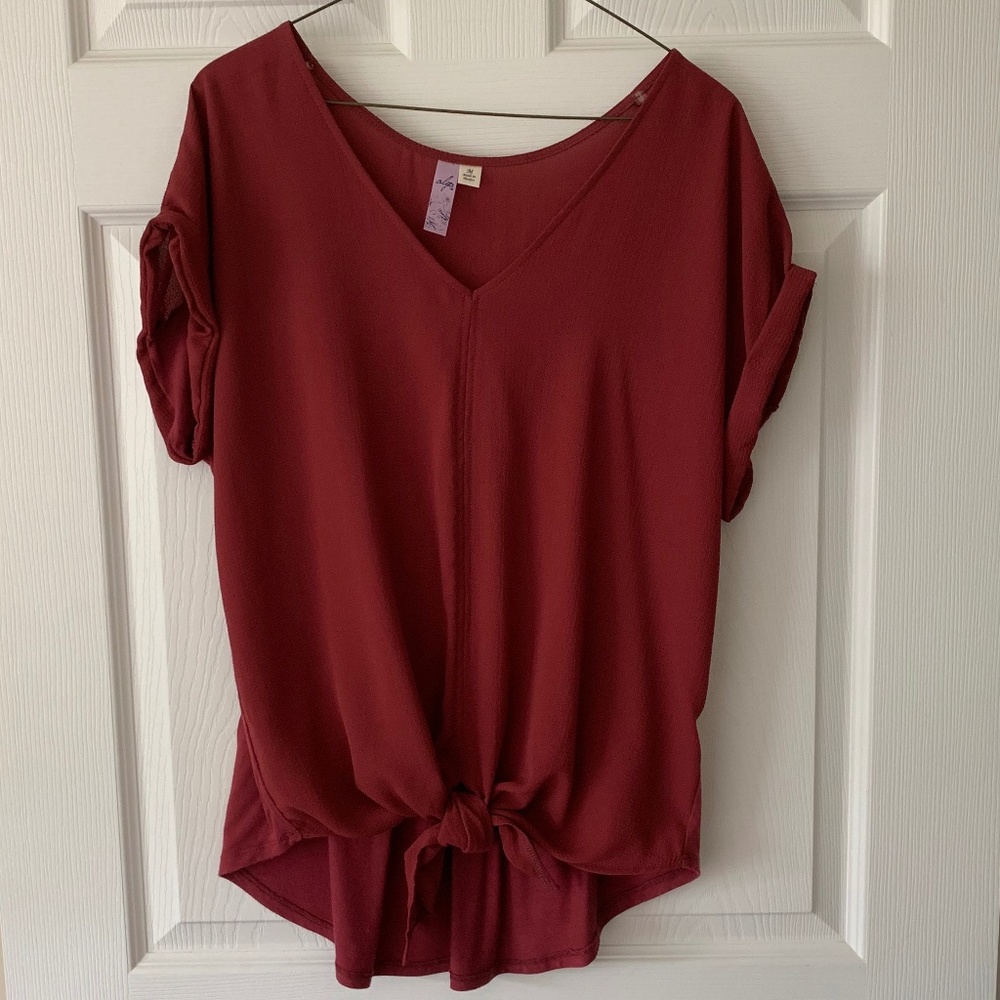 Francesca's Front Tie Shirt